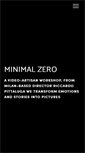 Mobile Screenshot of minimalzero.com